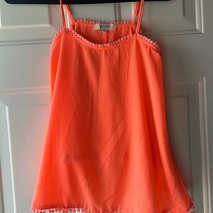 Umgee Flowy Cute Coral Tank Top size S! Perfect for Summer, Cruises, Beach top
